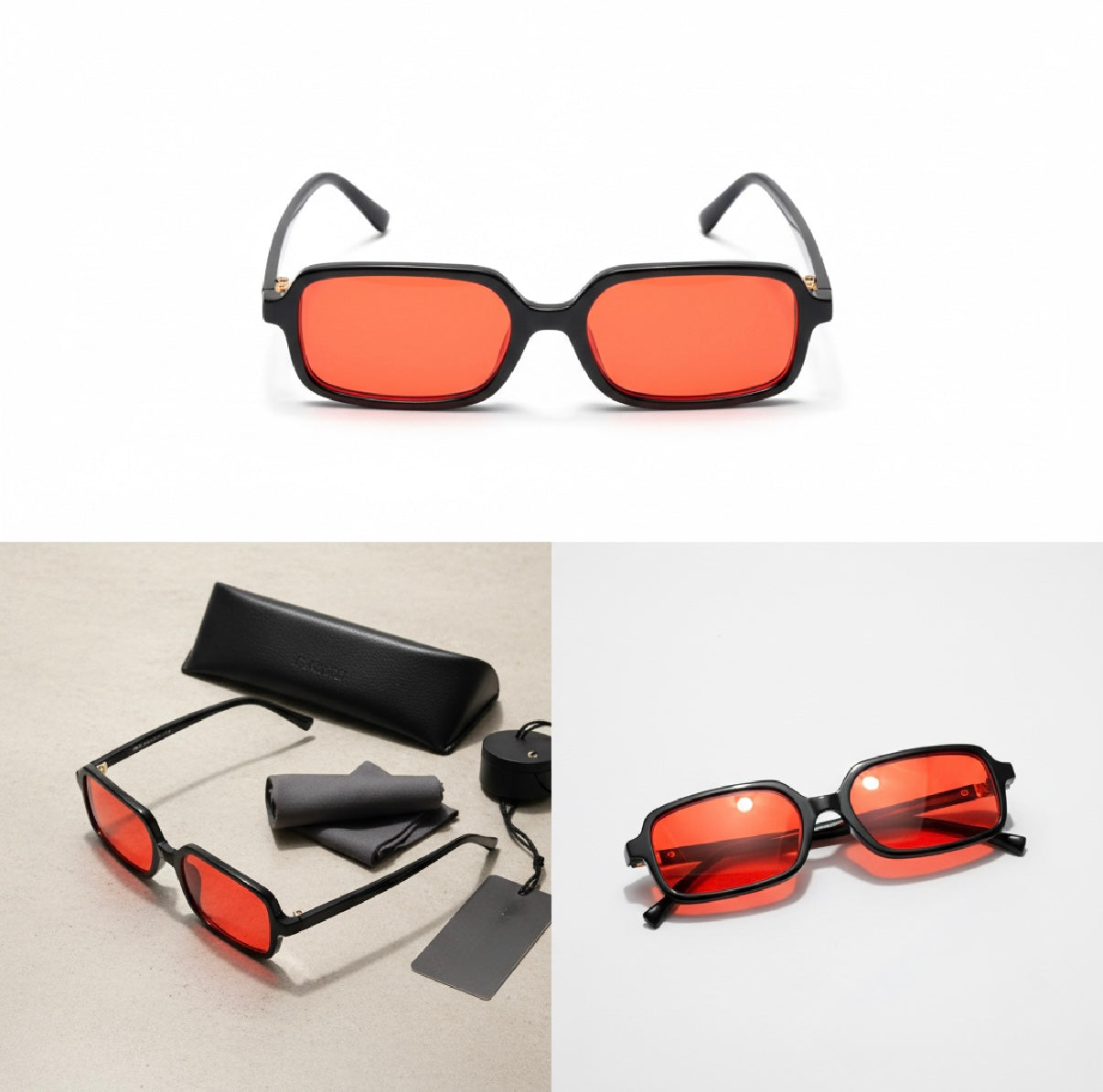 RUYA Vintage Sunglasses | Red