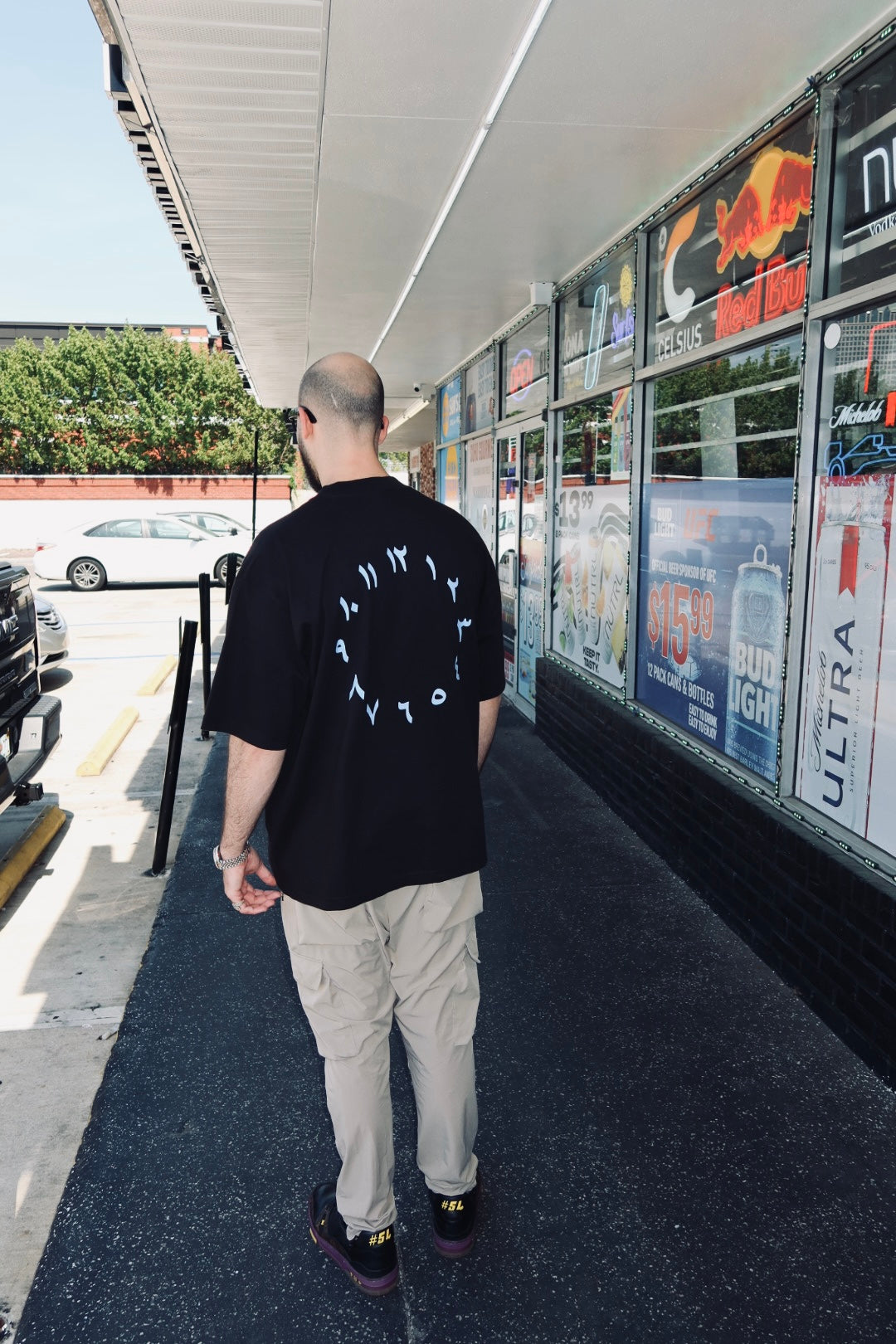Creative Plan Tee - Black & Powder Blue⭐️