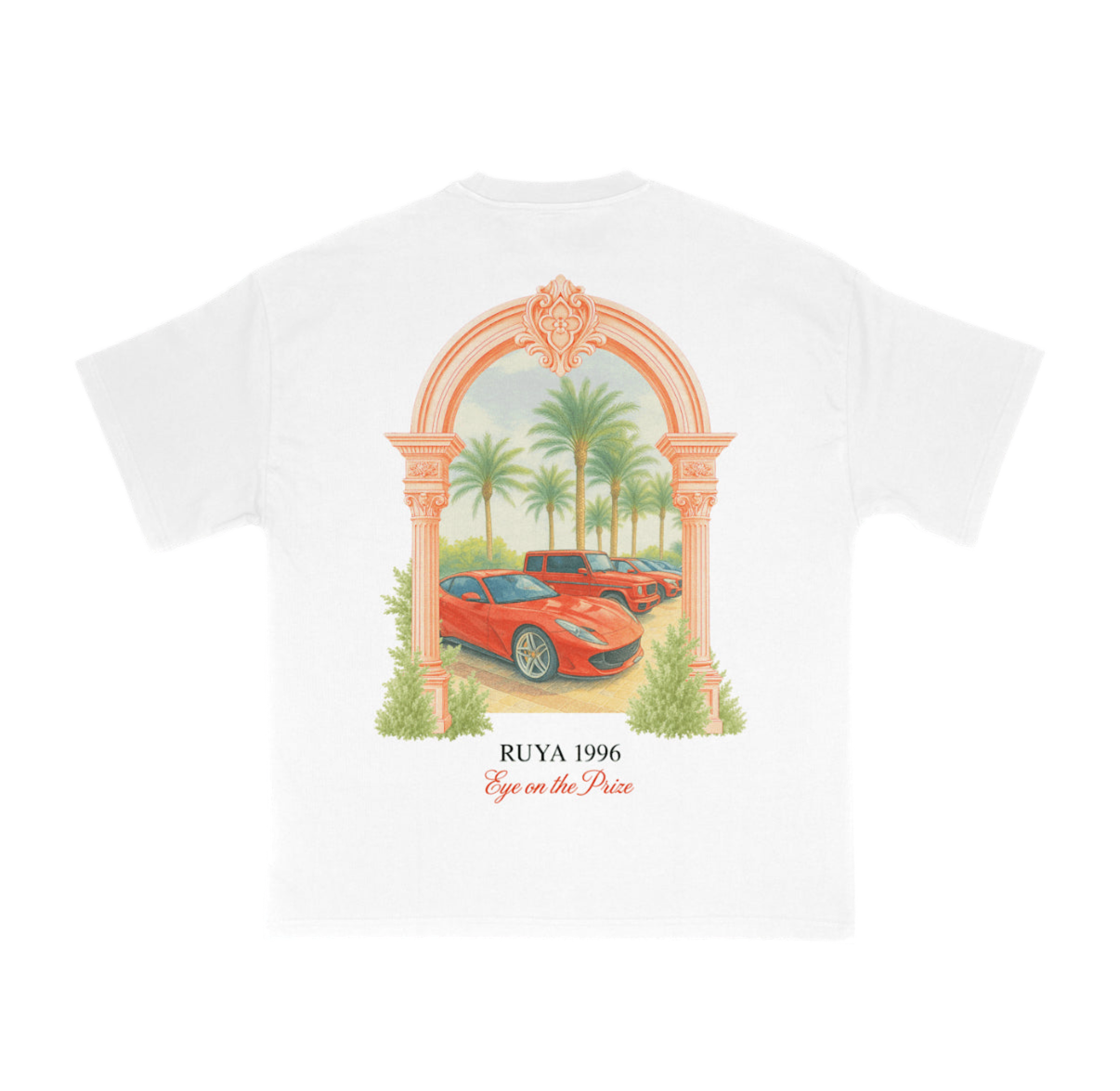 Eye on the Prize- “Premium”Oversized Tee
