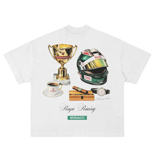 RUYA Monaco Racing | Premium Heavy Weight Tee | 2-Colors