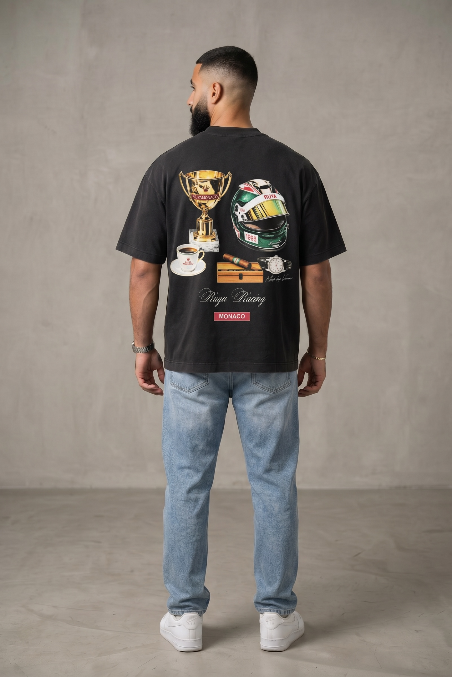 RUYA Monaco Racing | Premium Heavy Weight Tee | 2-Colors