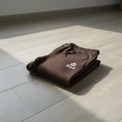 RUYA 1996. Essential Crest Pants | Terry Cloth Inside | Wide Leg