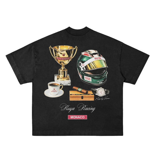 RUYA Monaco Racing | Premium Heavy Weight Tee | 2-Colors