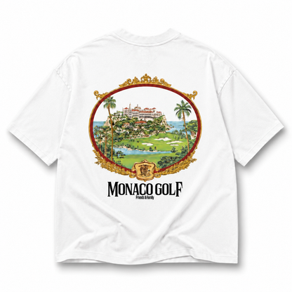RUYA Monaco Golf | Premium Heavy Weight Tee | 2-Colors