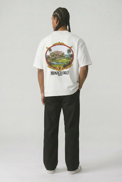 RUYA Monaco Golf | Premium Heavy Weight Tee | 2-Colors