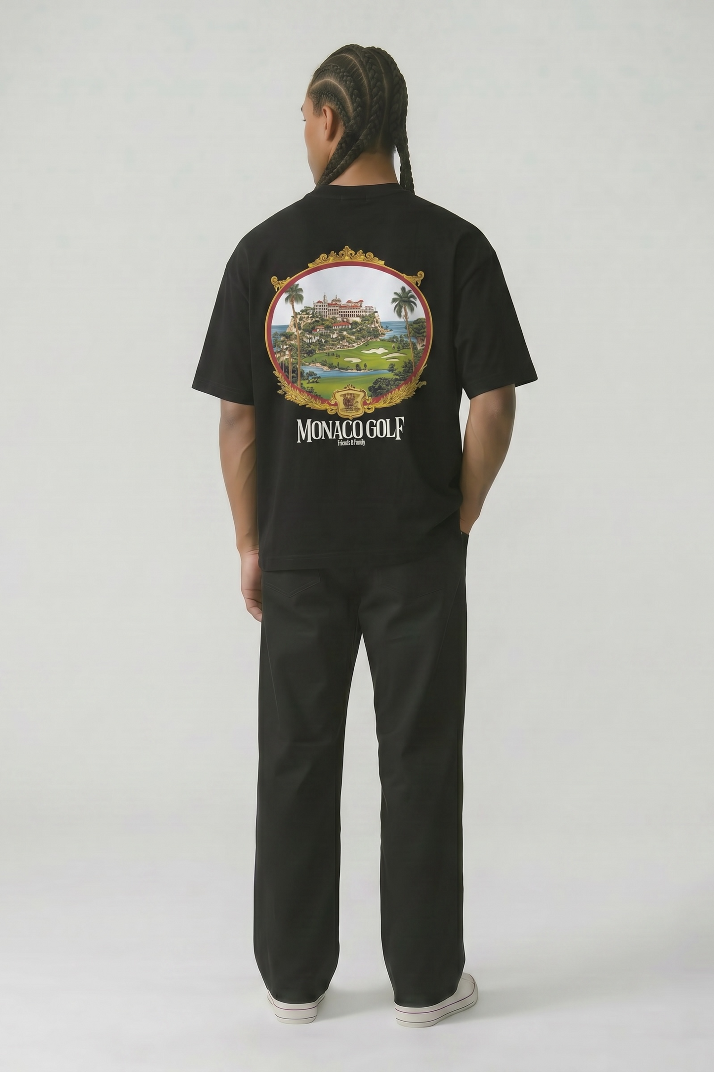 RUYA Monaco Golf | Premium Heavy Weight Tee | 2-Colors