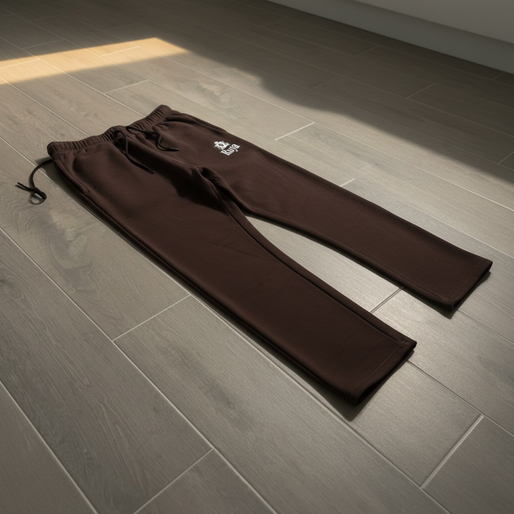 RUYA 1996. Essential Crest Pants | Terry Cloth Inside | Wide Leg