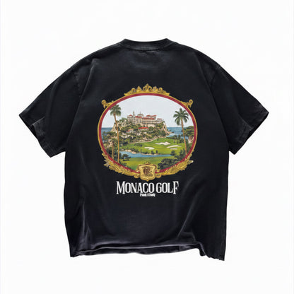 RUYA Monaco Golf | Premium Heavy Weight Tee | 2-Colors