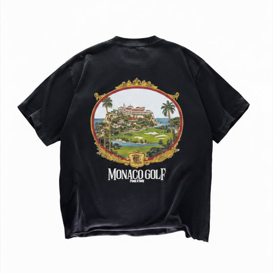 RUYA Monaco Golf | Premium Heavy Weight Tee | 2-Colors