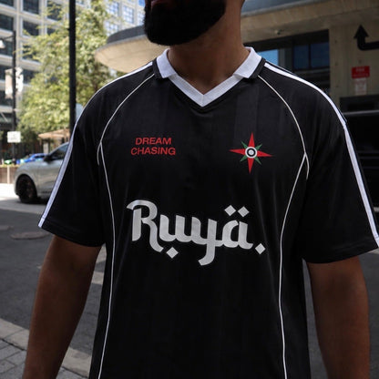 Dream Chaser Jersey | Shadow Stripe Collared Soccer Jersey | Pre-Order