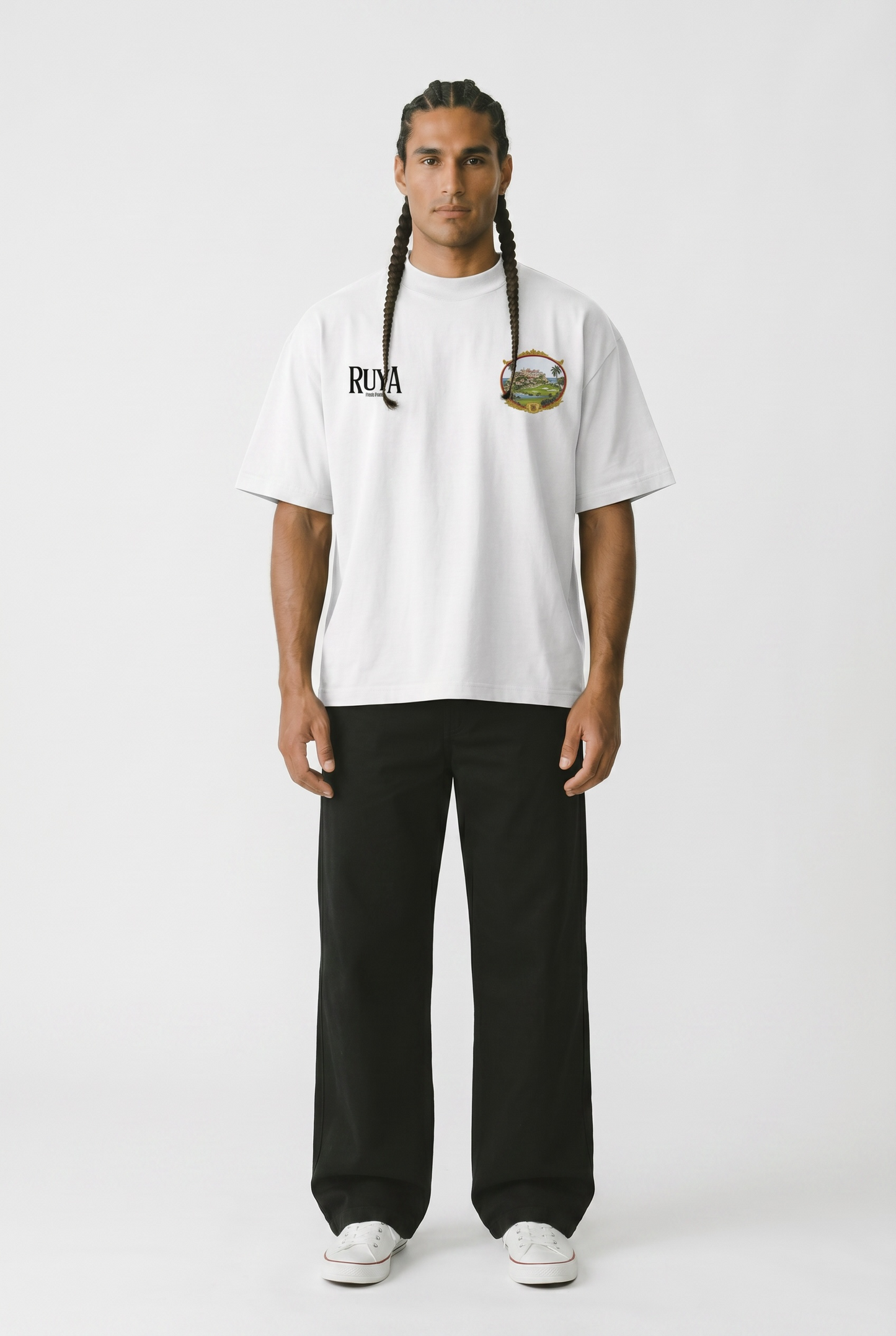 RUYA Monaco Golf | Premium Heavy Weight Tee | 2-Colors