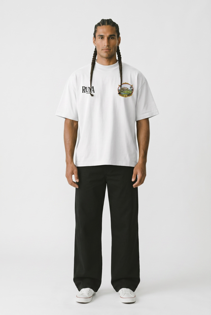RUYA Monaco Golf | Premium Heavy Weight Tee | 2-Colors