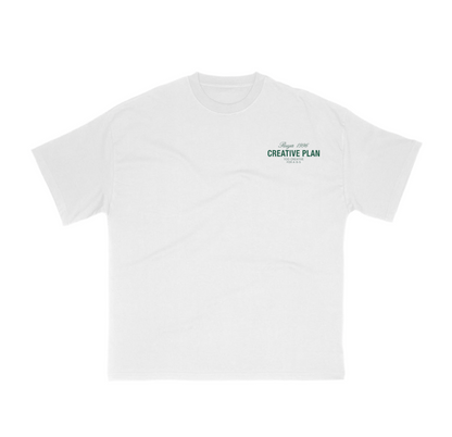 Creative Plan Tee - White & Pine