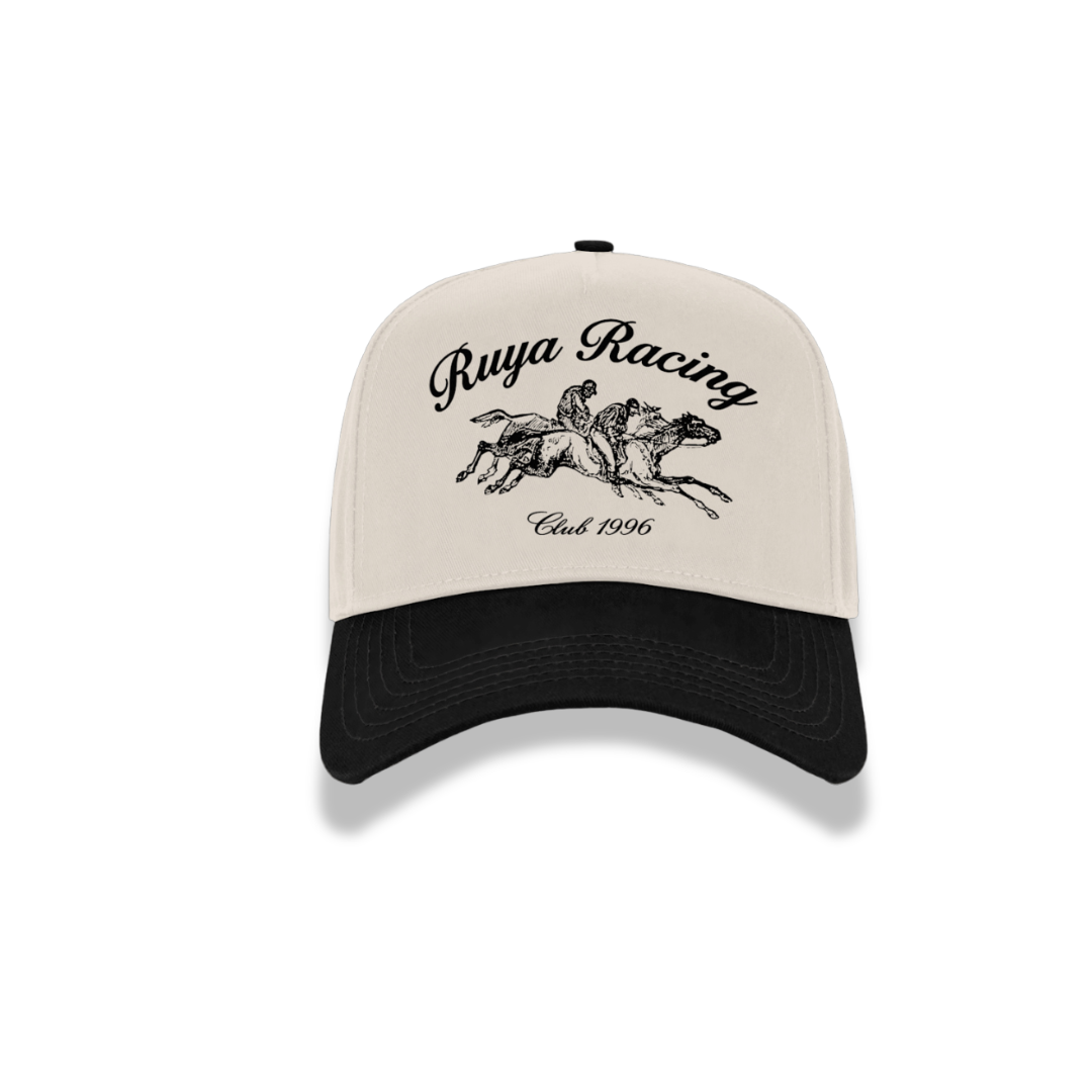 Cap with 'Roya Racing' text and logo on a white background