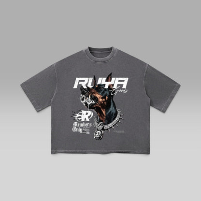 Doberman Tee | Vintage Wash Boxy Tee | Pre-Order