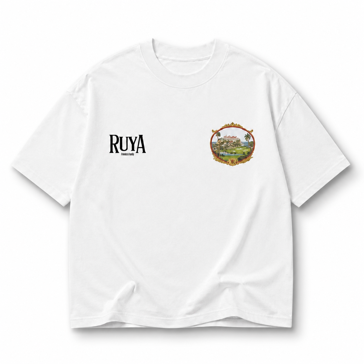 RUYA Monaco Golf | Premium Heavy Weight Tee | 2-Colors