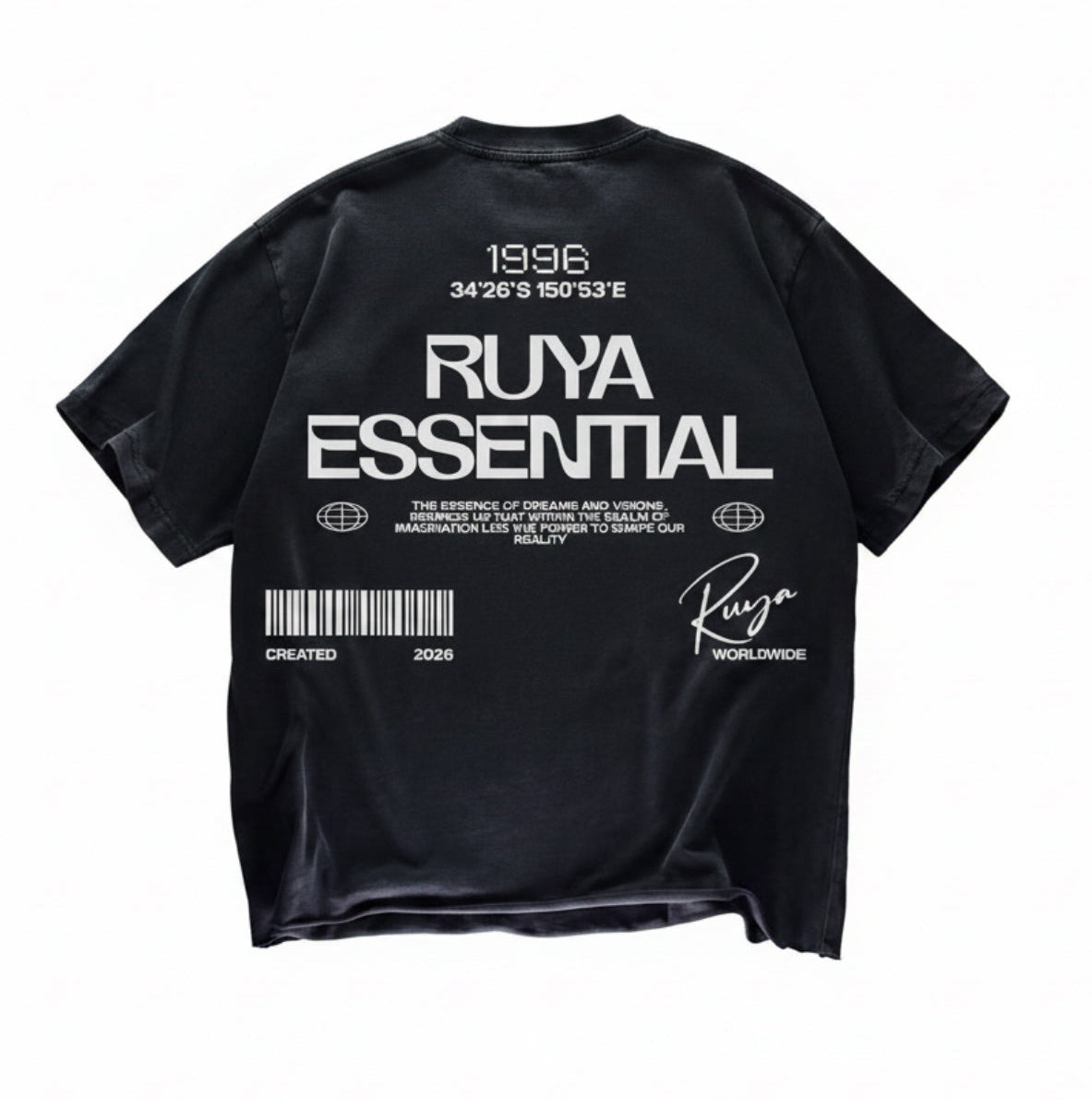 RUYA Worldwide Essential Tee | Premium Heavy Weight Tee | This Spring Only