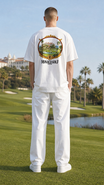 RUYA Monaco Golf | Premium Heavy Weight Tee | 2-Colors