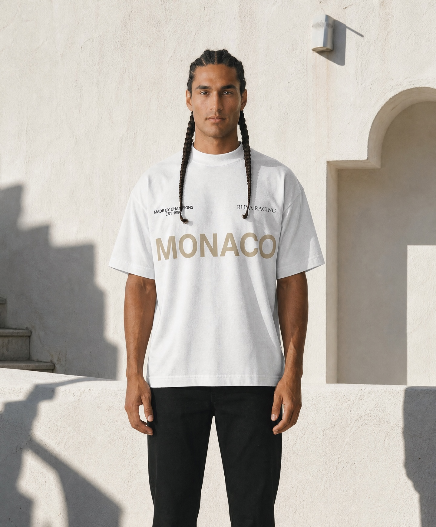 RUYA Monaco Racing | Premium Heavy Weight Tee | 2-Colors