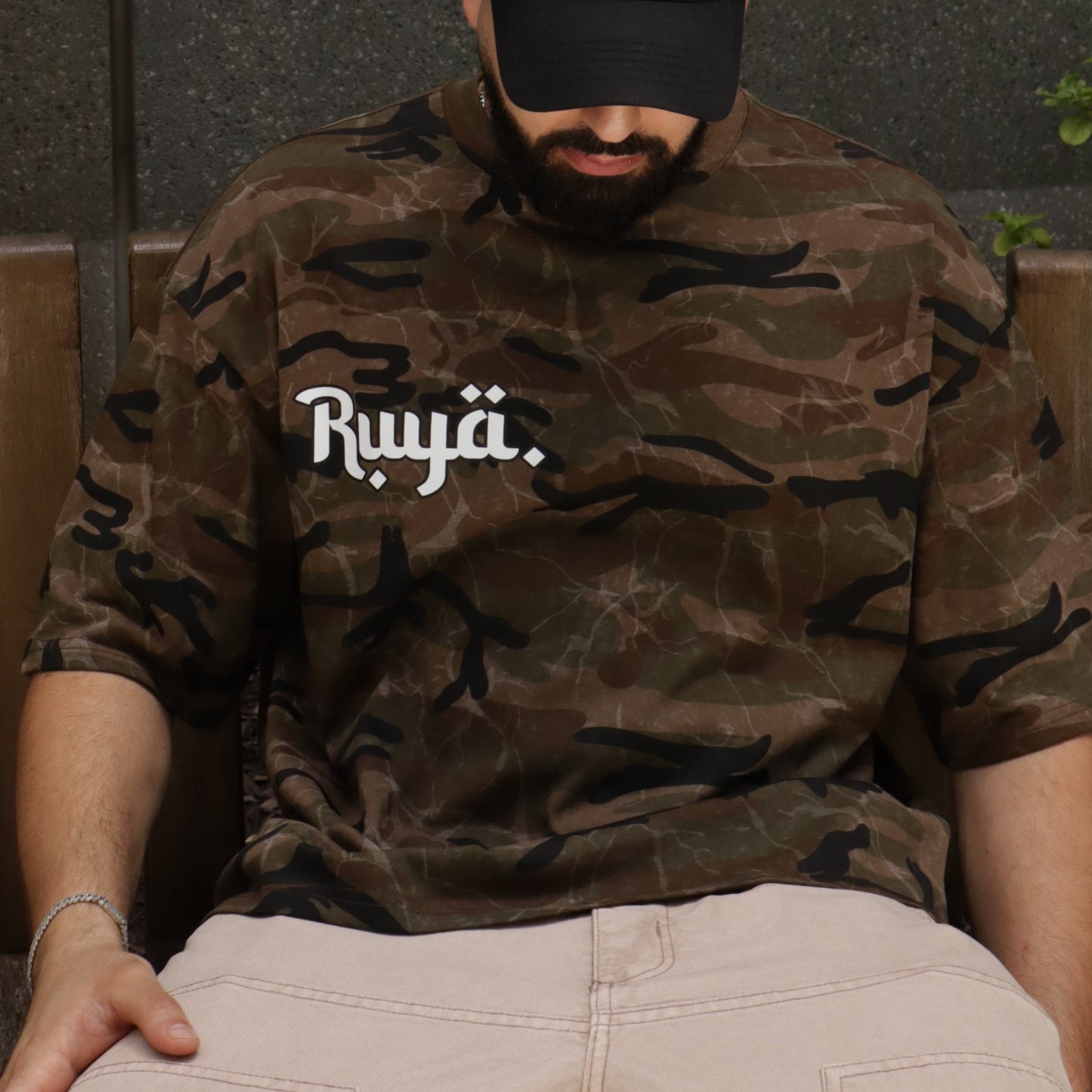 Reverse Tee | Camo Oversized Box Tee | Pre-order
