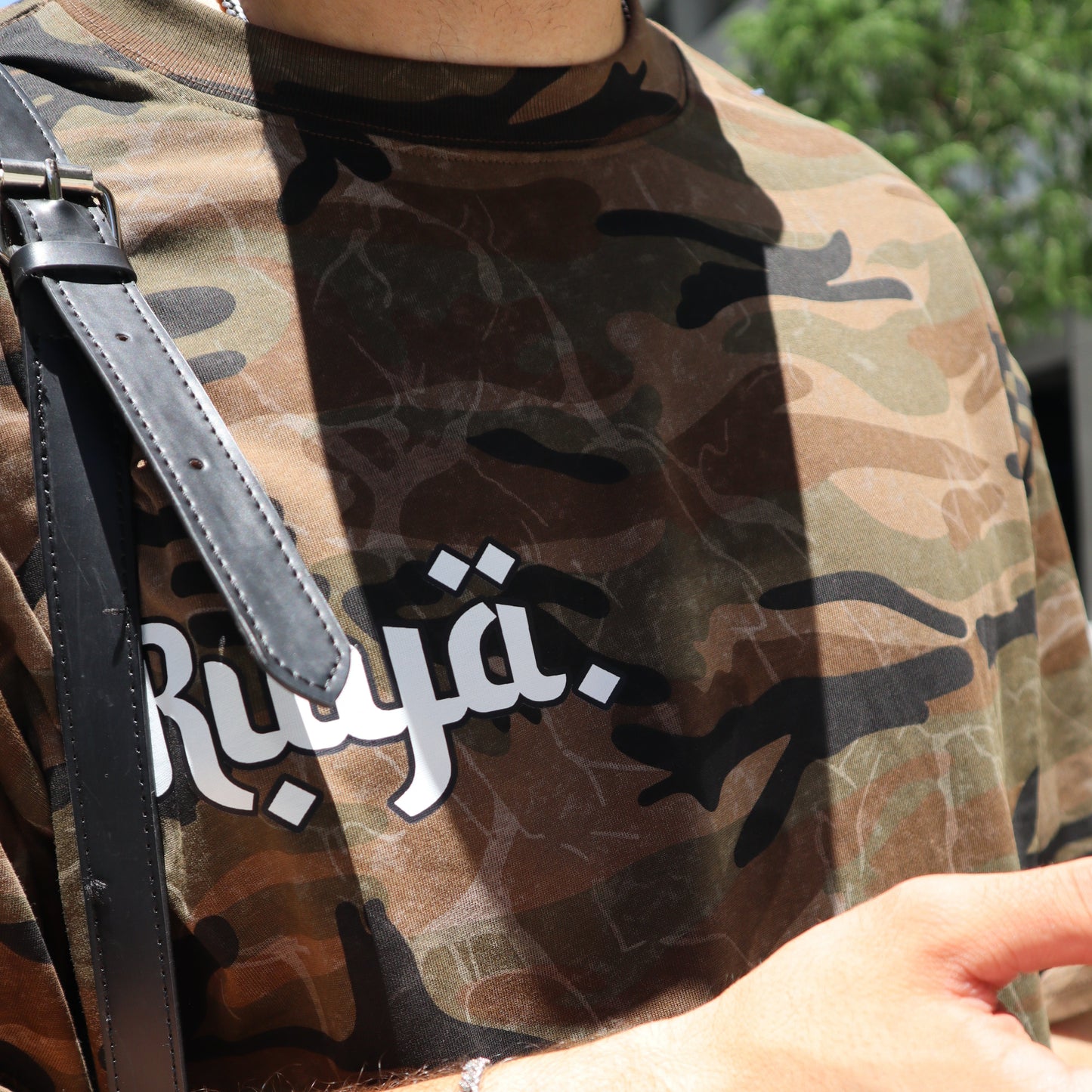 Reverse Tee | Camo Oversized Box Tee | Pre-order