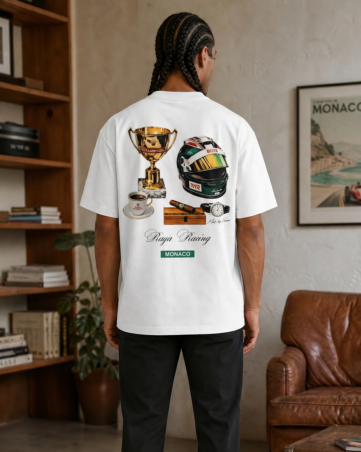 RUYA Monaco Racing | Premium Heavy Weight Tee | 2-Colors