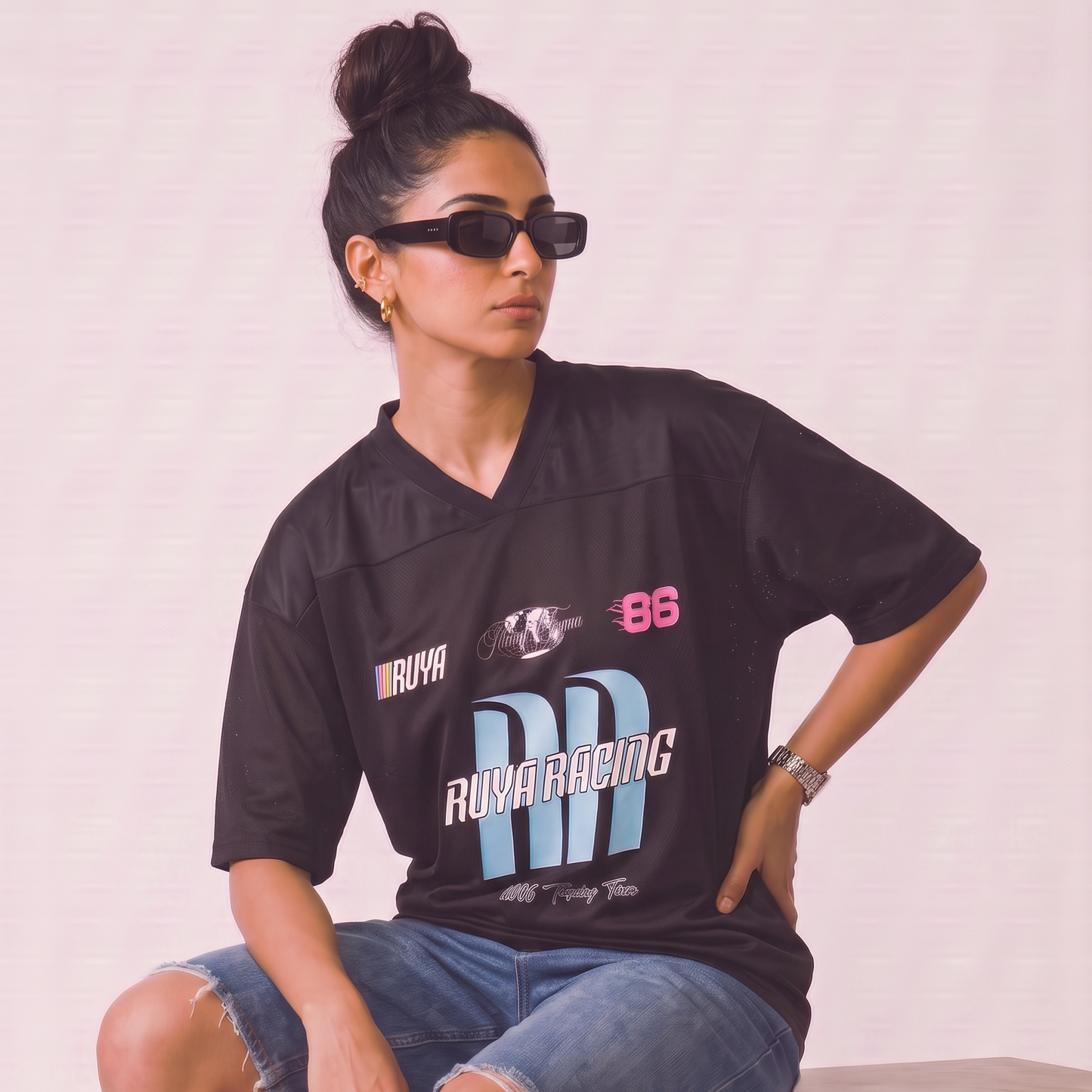 The Racing Jersey | Oversized Mesh V-Neck Soccer Jersey | Pre-Order
