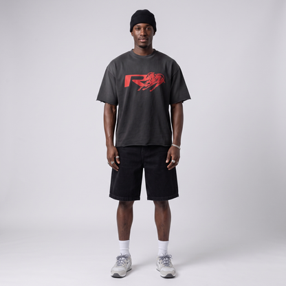 The Lucky 96 | Sun Fade Distressed Tee | Oversized | Pre-Order