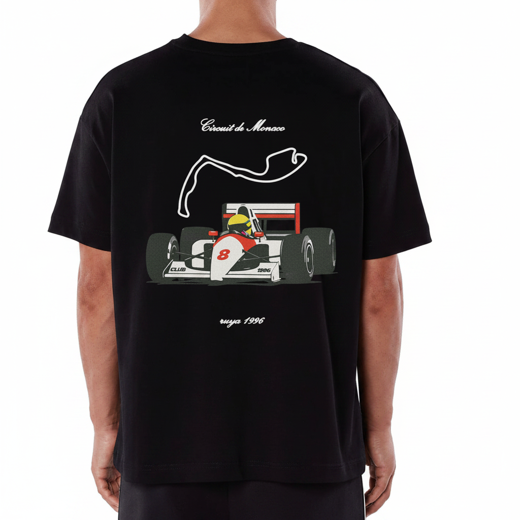 Circuit de Monaco Tee on Model Back