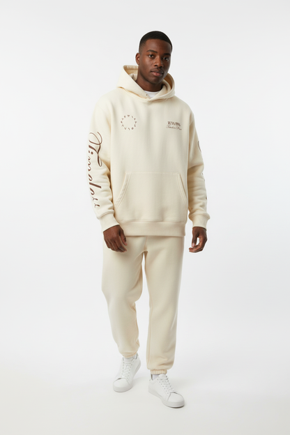 Cream Hoodie Lifestyle
