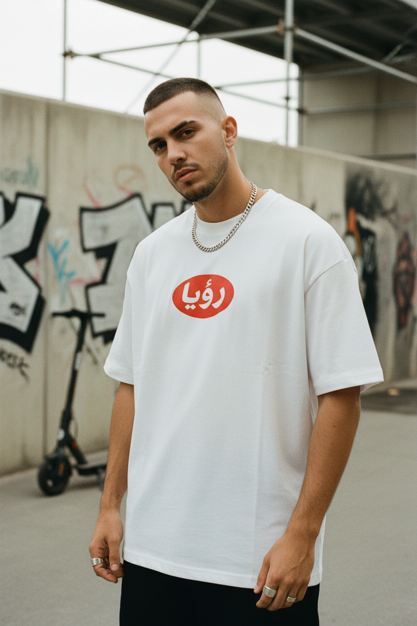White Tee - Center Chest
